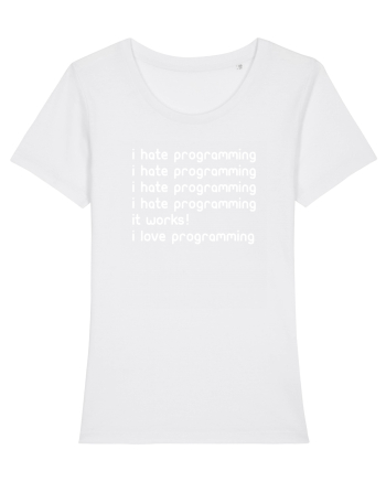 I love programming White