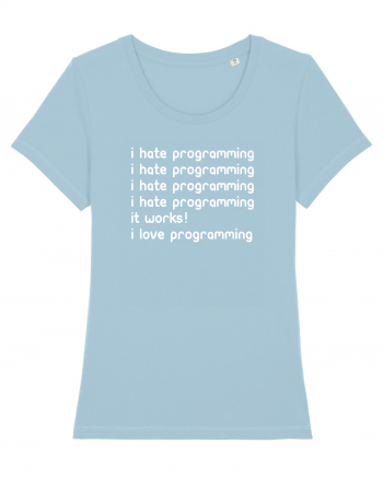 I love programming Sky Blue