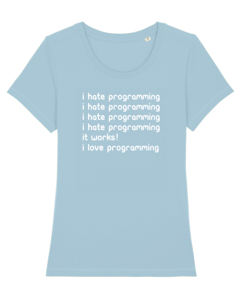 I love programming Sky Blue
