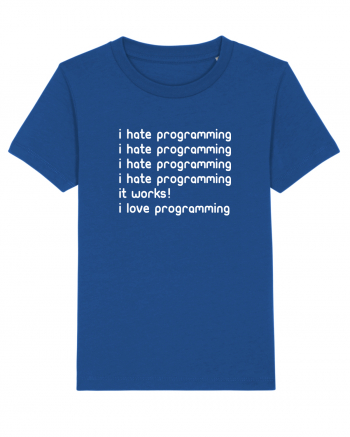 I love programming Majorelle Blue