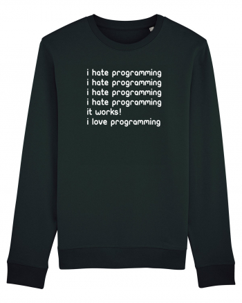 I love programming Black