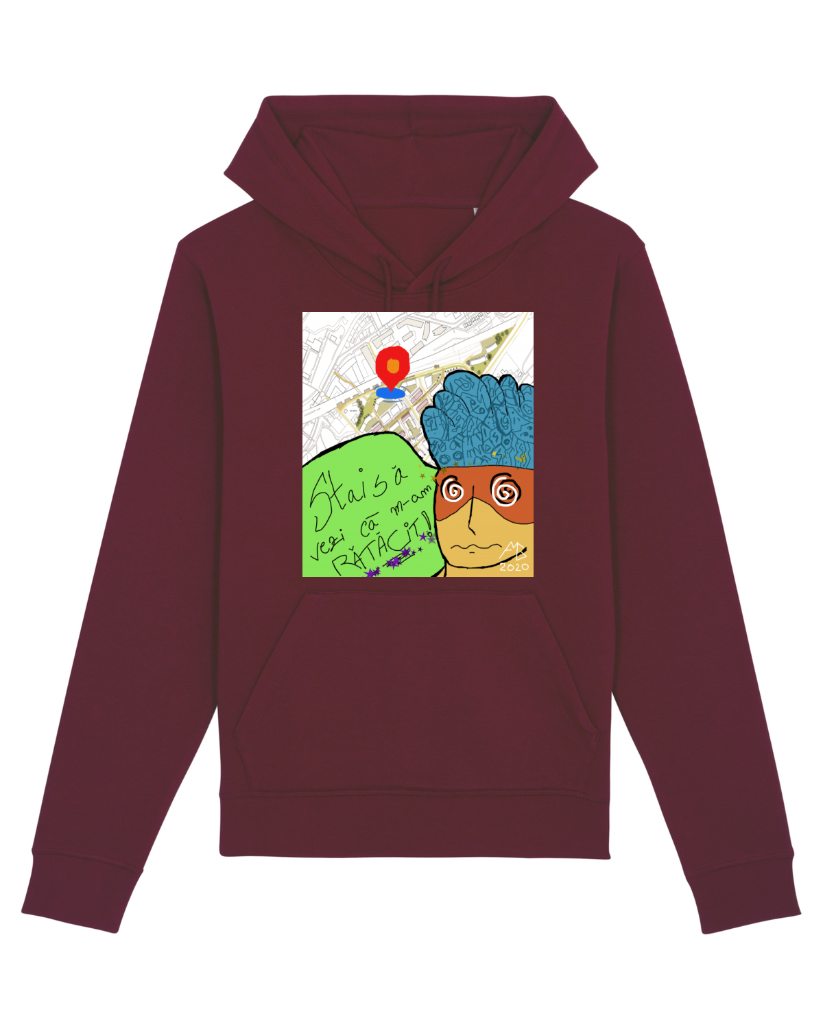 Hanorac Unisex Drummer Burgundy