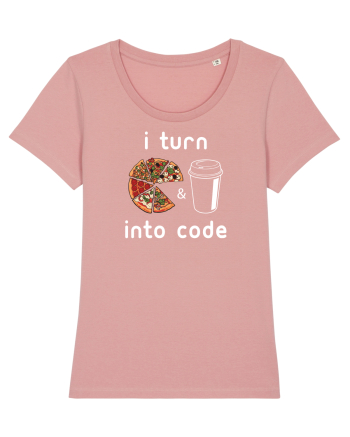 Pizza and Coffee into code Canyon Pink