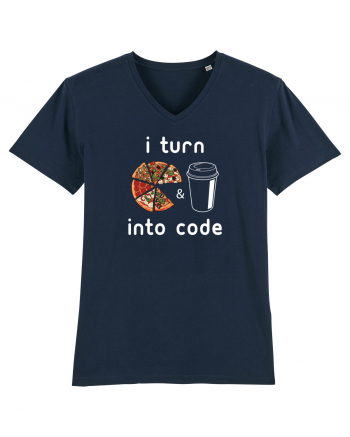 Pizza and Coffee into code French Navy