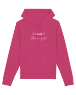 Code like a girl Hanorac Unisex Drummer
