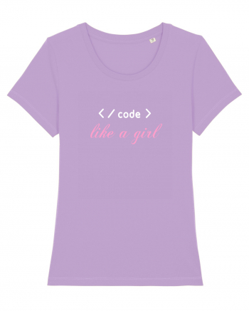 Code like a girl Lavender Dawn