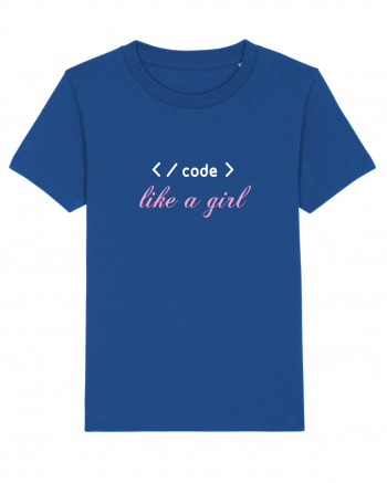 Code like a girl Majorelle Blue