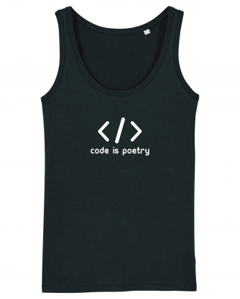 Code is poetry Black