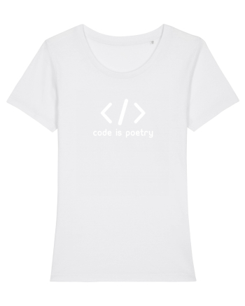 Code is poetry White