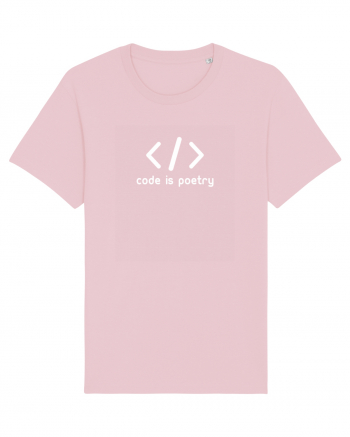 Code is poetry Cotton Pink