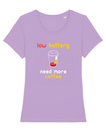 Low Battery Need Coffee Lavender Dawn