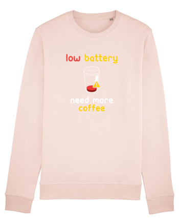 Low Battery Need Coffee Candy Pink