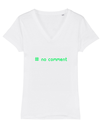 No Comment White