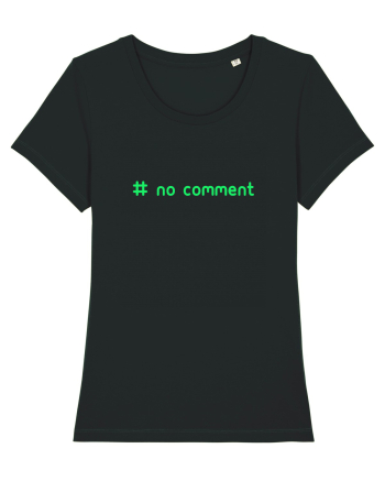 No Comment Black