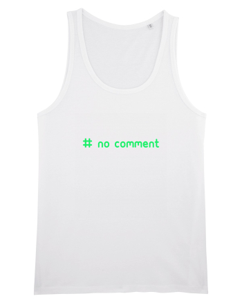 No Comment White