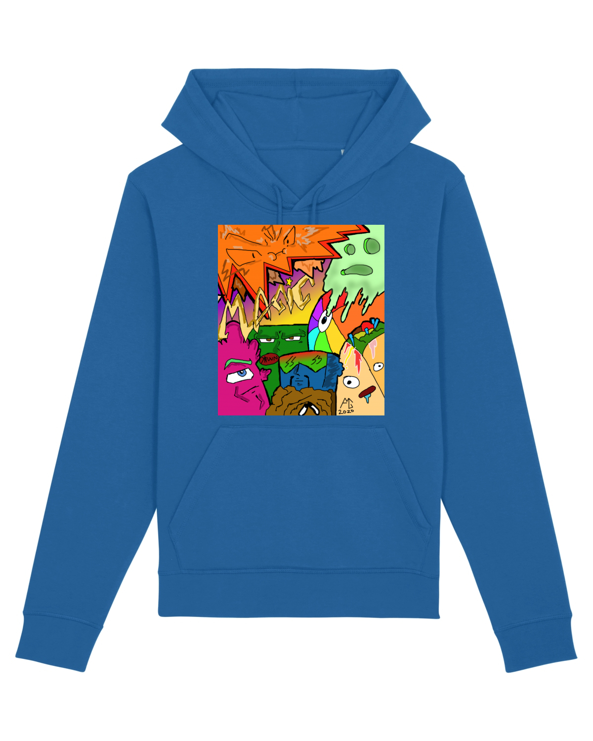 Hanorac Unisex Drummer Royal Blue