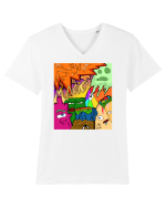 Magic mood Tricou mânecă scurtă guler V Bărbat Presenter