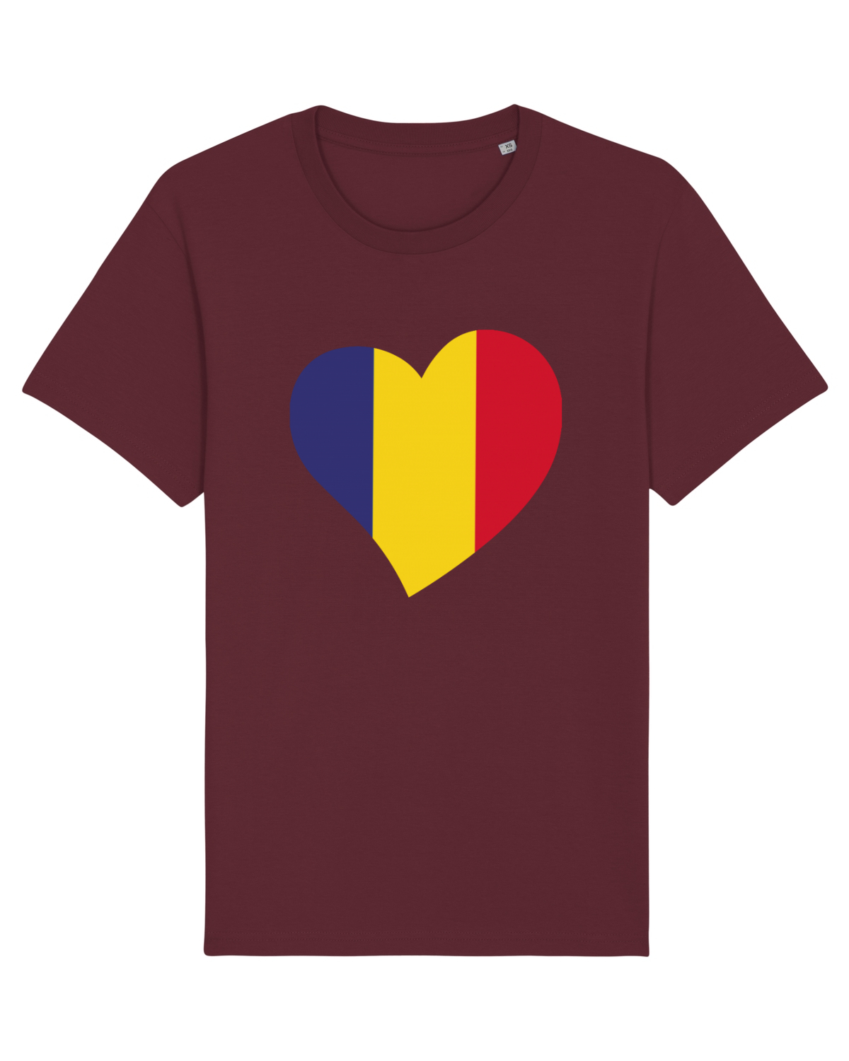 Tricou mânecă scurtă Unisex Rocker Burgundy