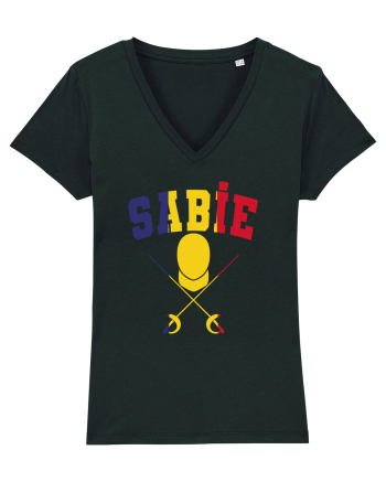 Scrima Sabie Tricolor Black