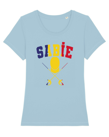 Scrima Sabie Tricolor Sky Blue