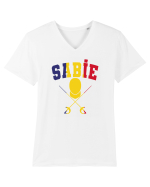 Scrima Sabie Tricolor Tricou mânecă scurtă guler V Bărbat Presenter