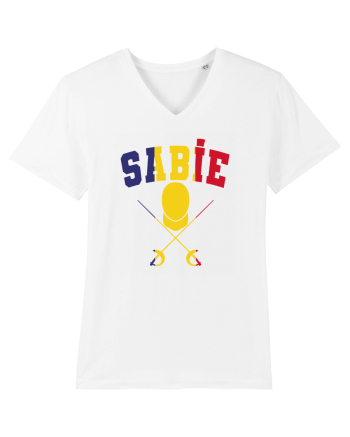 Scrima Sabie Tricolor White