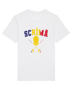 Srima Tricolor Tricou mânecă scurtă Unisex Rocker