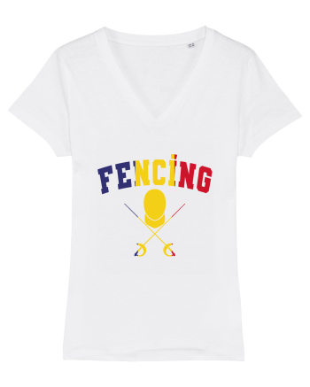 Fencing Tricolor White