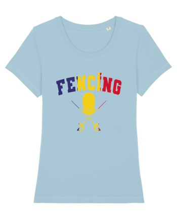 Fencing Tricolor Sky Blue