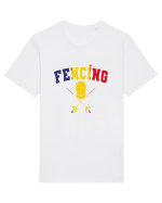 Fencing Tricolor Tricou mânecă scurtă Unisex Rocker