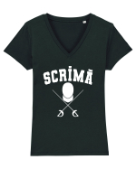 Scrima Tricou mânecă scurtă guler V Damă Evoker