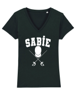 Sabie Tricou mânecă scurtă guler V Damă Evoker