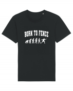Born To Fence Tricou mânecă scurtă Unisex Rocker