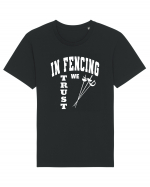 In Fencing We Trust Tricou mânecă scurtă Unisex Rocker