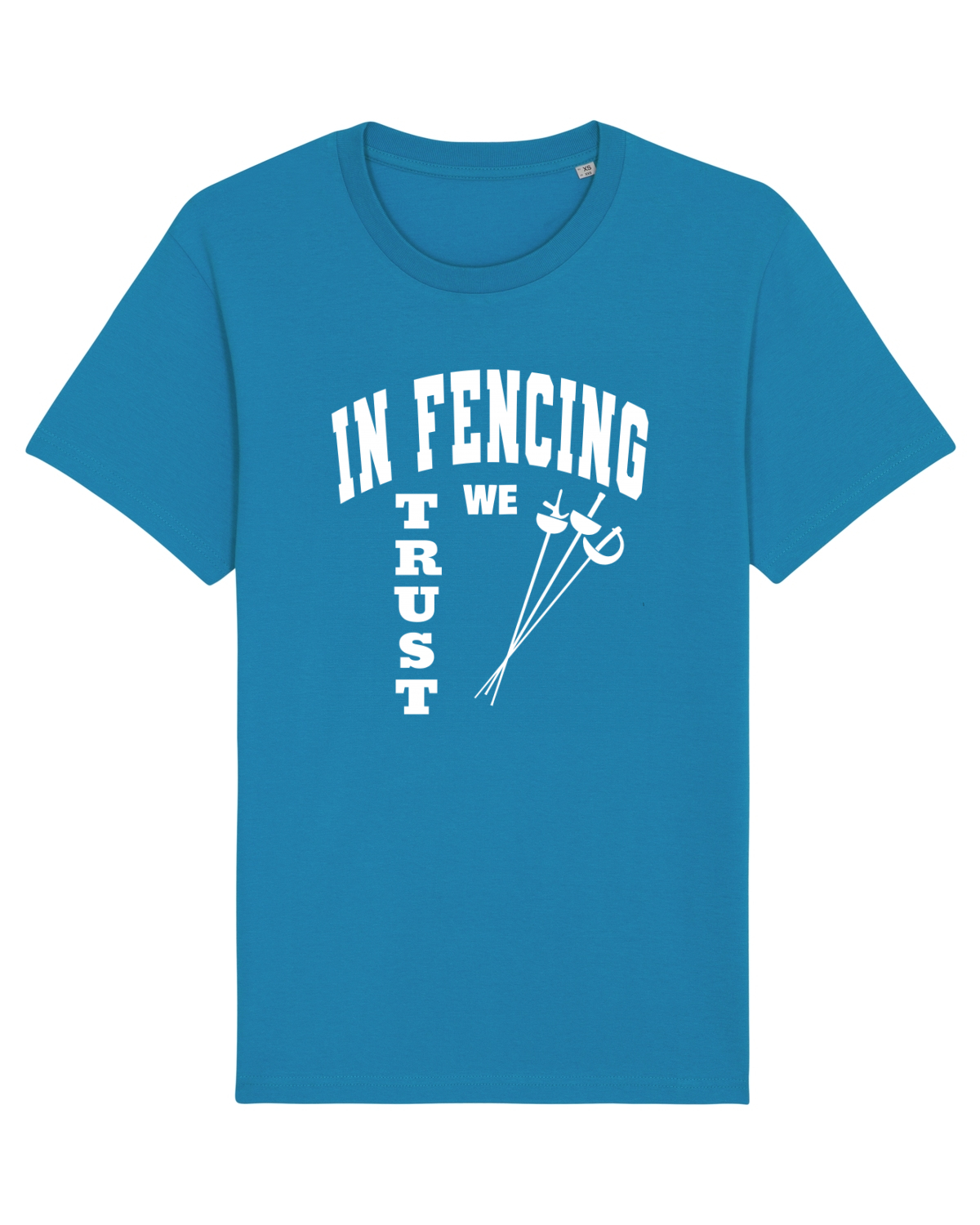 Tricou mânecă scurtă Unisex Rocker Azur