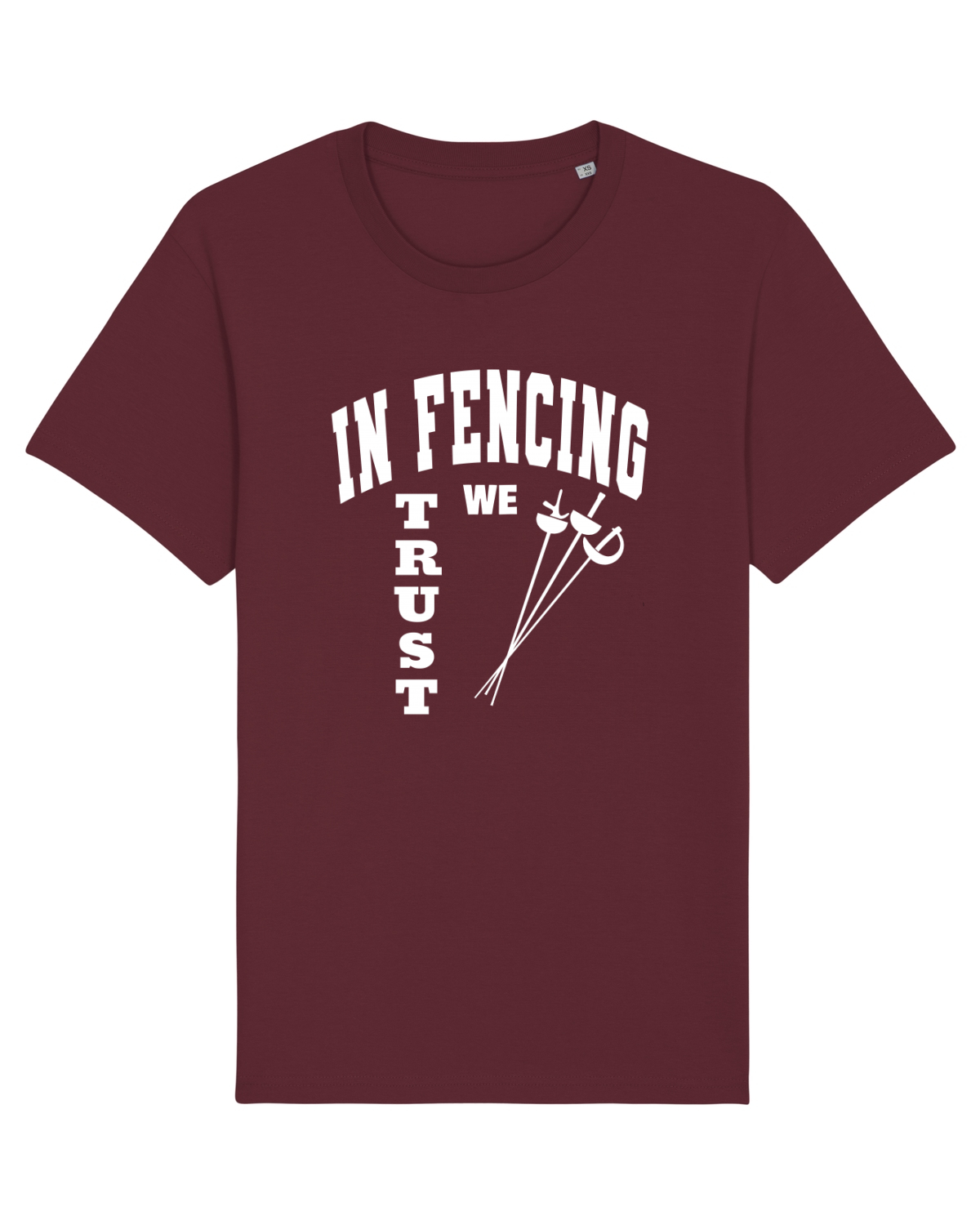 Tricou mânecă scurtă Unisex Rocker Burgundy