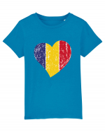 Inima Tricolor Tricou mânecă scurtă  Copii Mini Creator