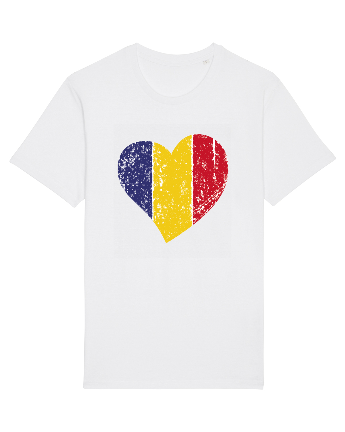 Tricou mânecă scurtă Unisex Rocker White