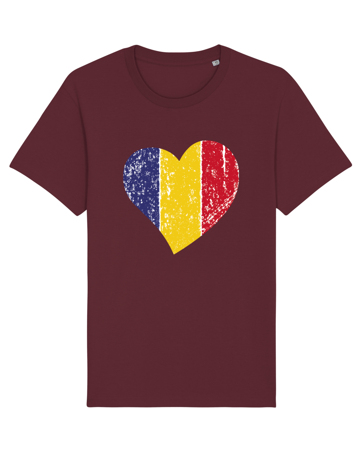 Tricou mânecă scurtă Unisex Rocker Burgundy