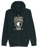 All Man Are Equal Legends Are Born In 1992 Hanorac cu fermoar Unisex Connector