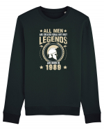 All Man Are Equal Legends Are Born In 1989 Bluză mânecă lungă Unisex Rise