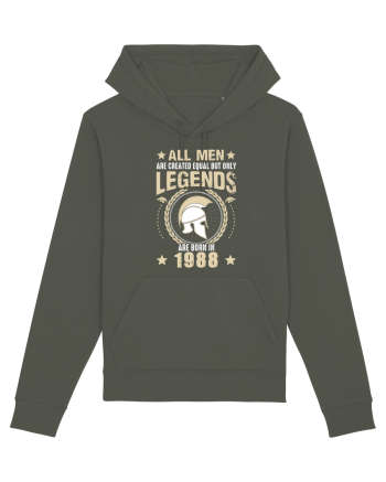 All Man Are Equal Legends Are Born In 1988 Khaki