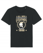 All Man Are Equal Legends Are Born In 1988 Tricou mânecă scurtă Unisex Rocker
