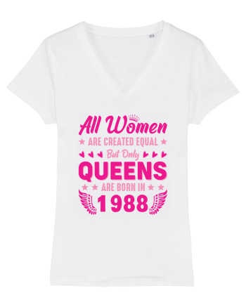 All Women Are Equal Queens Are Born In 1988 White