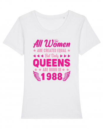 All Women Are Equal Queens Are Born In 1988 White