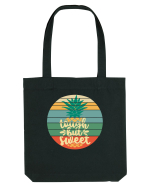 Tough But Sweet Retro Sunset Pineapple Sacoșă textilă