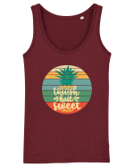 Tough But Sweet Retro Sunset Pineapple Maiou Damă Dreamer