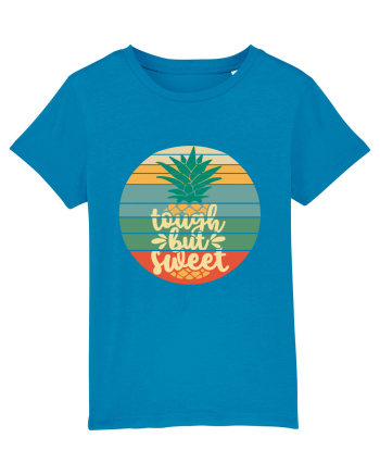 Tough But Sweet Retro Sunset Pineapple Azur
