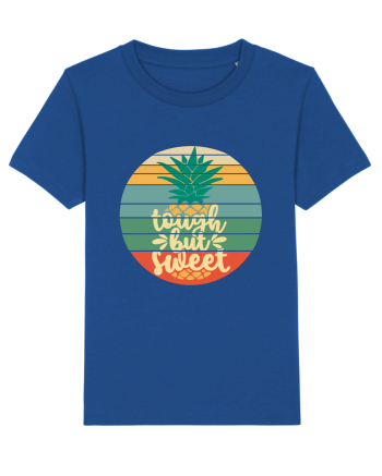 Tough But Sweet Retro Sunset Pineapple Majorelle Blue