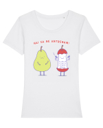Hai sa ne antrenam Tricou mânecă scurtă guler larg fitted Damă Expresser